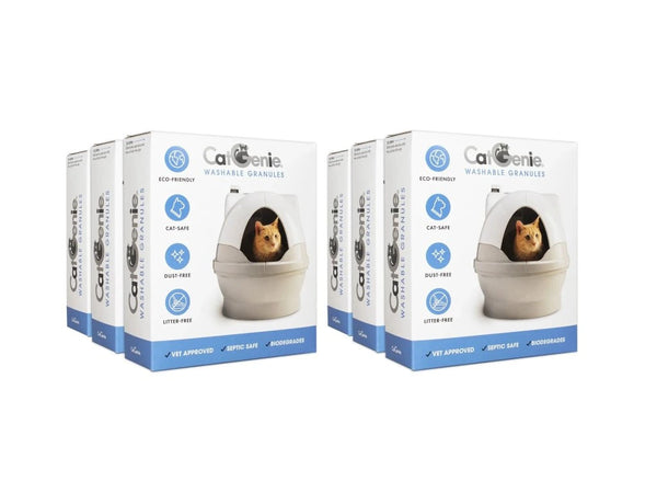 CatGenie Waschbare Granulate – 6 Stück pro Packung